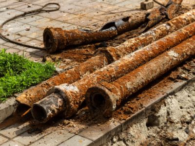 Corrosion pipe